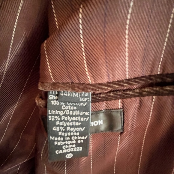 Men’s Distinction brown corduroy blazer, 44R/M - Picture 3 of 4